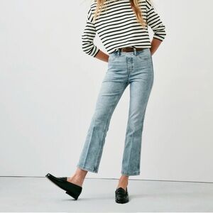 SPANX kick flare jeans in indigo sky color- Size M